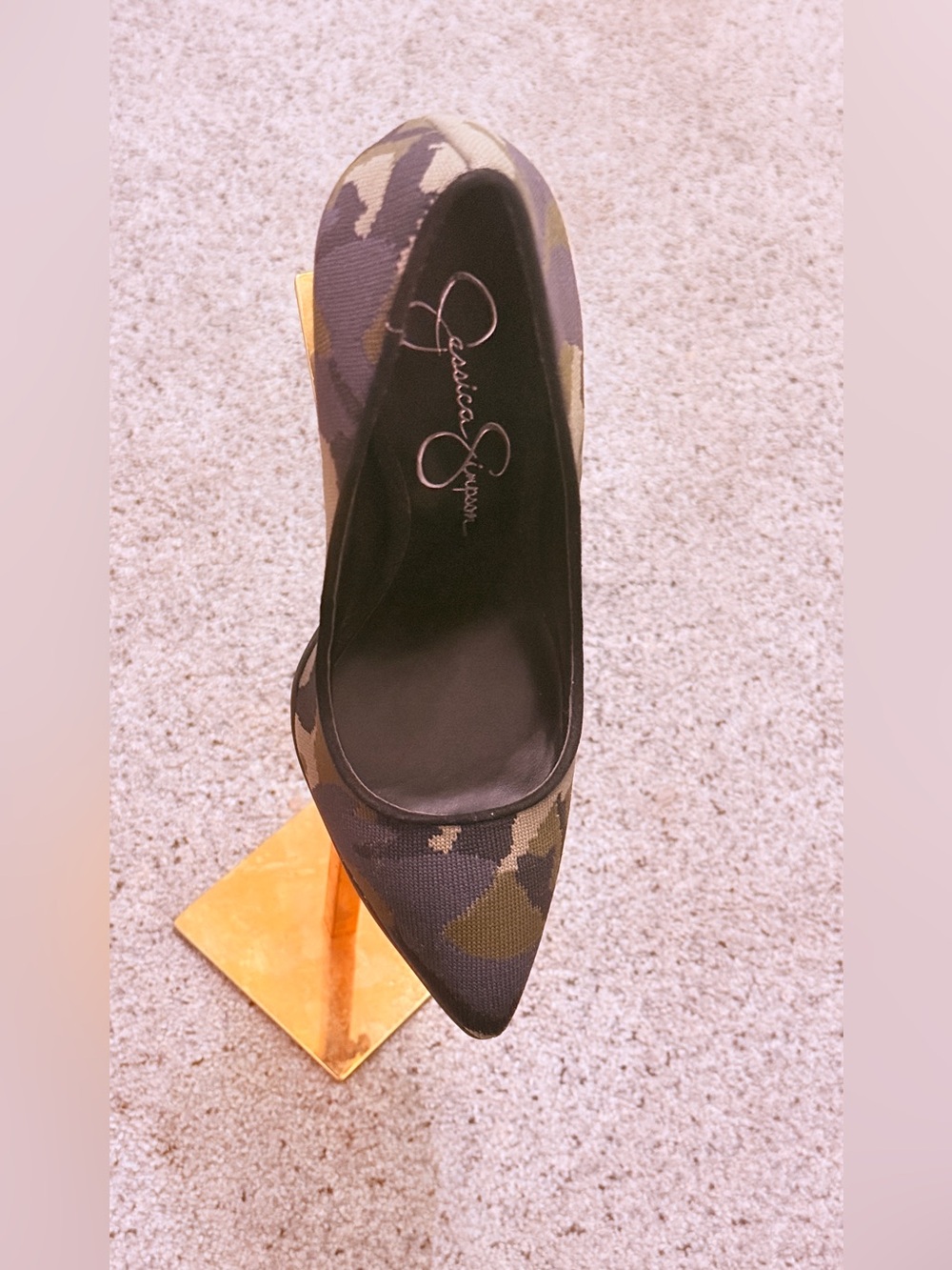 Camo Chic Pointed-Toe Pumps